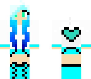 blue love girl