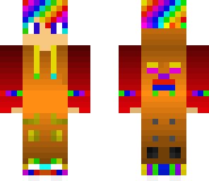 cute rainbow hair guy