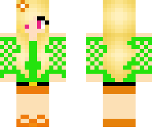 chica in dress