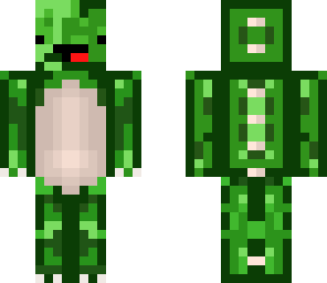 green dino with glasses