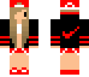 red nike chibi
