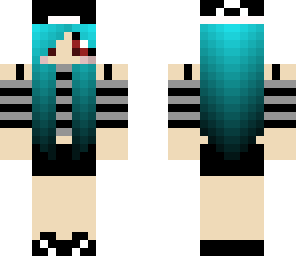 blue hair girl