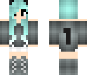 blue kitty girl
