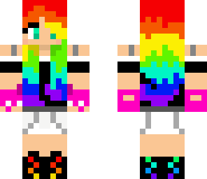 rainbow girl