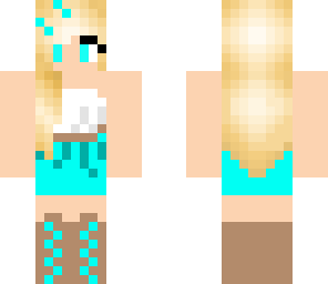 cute blue girl