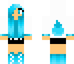 blue girl