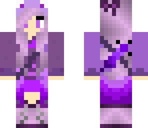 kimono girl purple fighter ninja