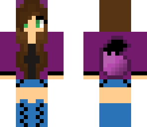 purple fox girl