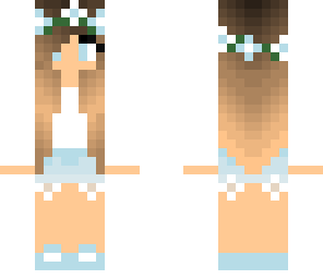 the cute blue girl