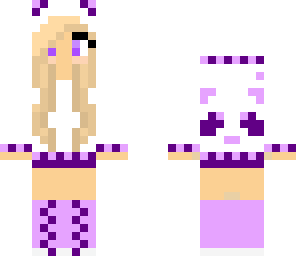 violet panda girl