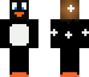 snowy penguin