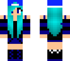 blue girl