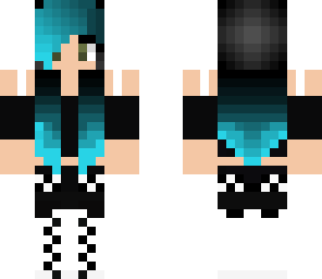 blue emo girl