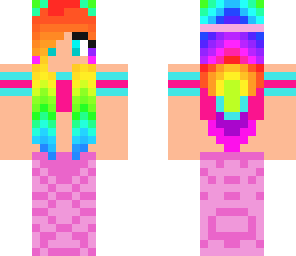 rainbow mergirl