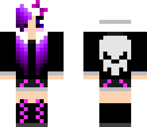 i guess pinkified skull hoodie girl