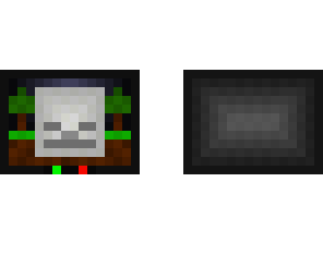 just a skeleton in the tv