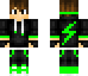 green lightning boy
