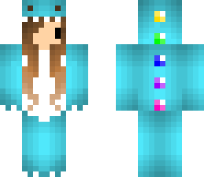 blue dino girl edit