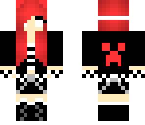 herobrine girl with cat ears
