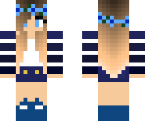 blue girl
