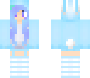 blue bunny girl