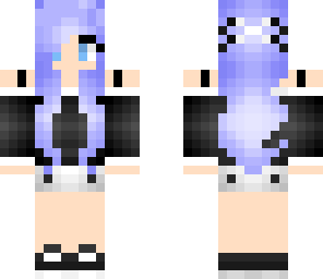 girl with purple hair