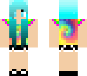 tie dye ombre