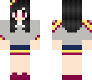 second short black hair girl