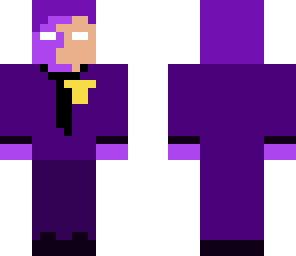 harf herobrine and purple guy