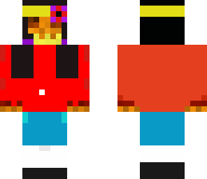 red  flower girl