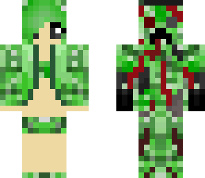 creeper taking over a girl