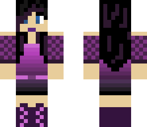 lila and black