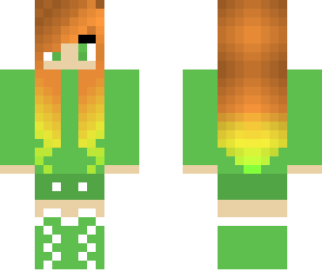 ginger-green girl