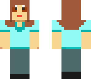 med length hair girl