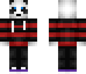 dressed-panda skin