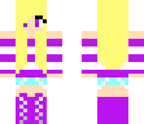 cute purple girl