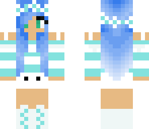 blue hair girl