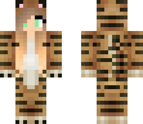 cool tiger onesie girl