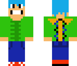 the blue