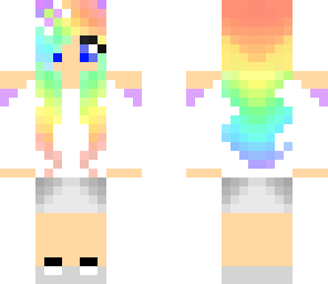 rainbow hair