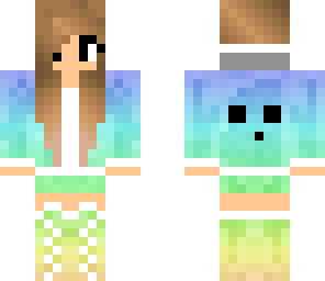 rainbow slime girl