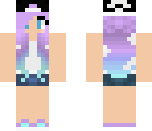 pastel hair tomboy