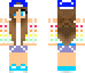 white rainbow plaid