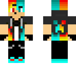 confused red and blue boy