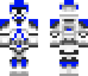 blue clone commando heavy trooper