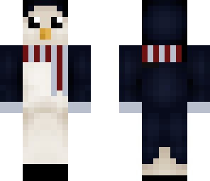 snowy penguin
