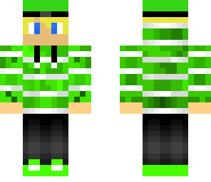 green guy with hat