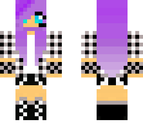 purple haired gamer