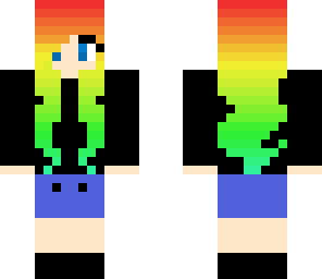 rainbow girl