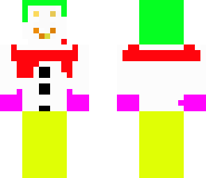 weird snowman